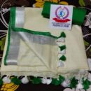 Pure Linen Saree - Green