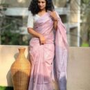 MAHATI  Pink  Muga Silk Handloom Saree