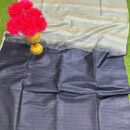 MAHATI  Grey  Pure Kota Baswada Silk Handloom Saree