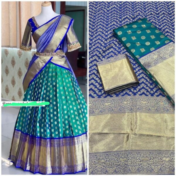 Lichi Silk Half Saree