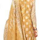 Cotton Unstitched Salwar Suits -Yellow