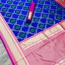 Banarasi Kadwa Pure Silk Saree  - Blue