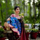 Banarasi Kadwa Pure Silk Saree  - Blue