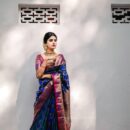 Banarasi Kadwa Pure Silk Saree  - Blue