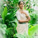 Banarasi Lichi Pure Silk Saree  - Cream