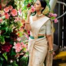 Banarasi Lichi Pure Silk Saree  - Cream
