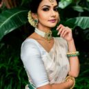 Banarasi Lichi Pure Silk Saree  - Cream