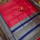 Banarasi Lichi Pure Silk Saree  - Red