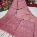 MAHATI  Peach Kota Baswada Silk Saree