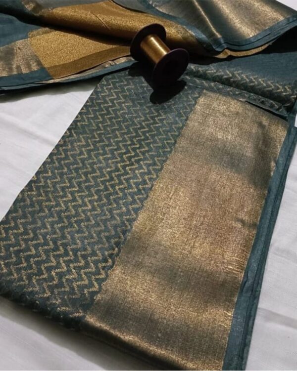 Silk Linen Saree