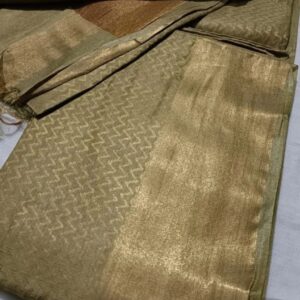 Silk Linen Saree