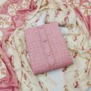 Silk  Unstitched Salwar Suits -Pink