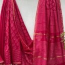 Chanderi Pure Silk Saree - Pink