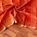 Kota Doria Saree - Red