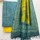 Khadi Cotton Batik Salwar Suits -Blue