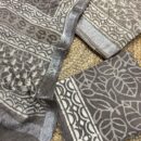 Linen Salwar Suits - Grey