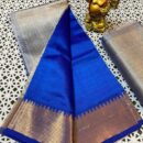 Mangalgiri Pure Silk Saree - Blue