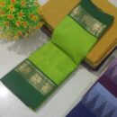 Chettinad Handloom Pure Cotton Saree  - Green
