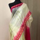 Pure Kota Silk Saree - Shibori Print - Cream