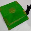 Silk Cotton Saree  - Green