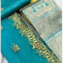 Silk Half Saree Lehenga - Yellow