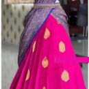 Silk Half Saree Lehenga - Pink