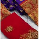 Silk Half Saree Lehenga - Violet