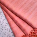 Lichi Silk Saree - Peach