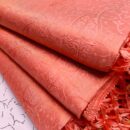 Lichi Silk Saree - Peach