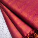 Lichi Silk Saree - Peach