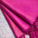Lichi Silk Saree - Pink
