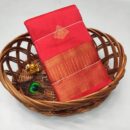 Minakari Kanjivaram Soft Silk Saree - Peach
