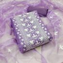 Silk Unstitched Salwar Suits -Lavender