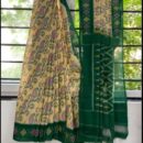 Handloom Ikkat Linen Saree