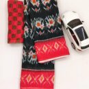 Handloom Ikkat Linen Saree