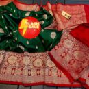 Banarasi Kadwa Pure Silk Saree - Green