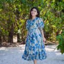 Muslin Kurti Dress - Grey