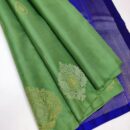 Lichi Silk Saree - Green