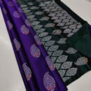 Lichi Silk Saree - Purple