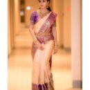 Banarasi Katan Pure Silk Saree - Peach