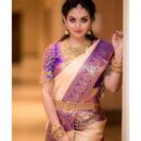 Banarasi Katan Pure Silk Saree - Peach