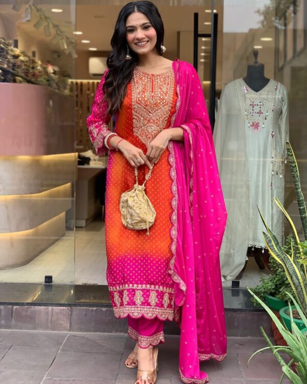 Designer Salwar Suits  - Pink