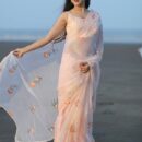 Pure Organza Silk Saree - Pink