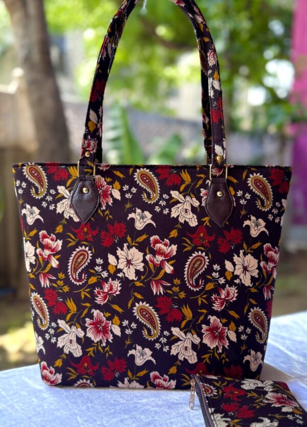 Blockprint Cotton Bag 14 x 18 inch