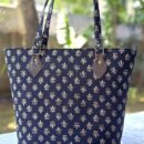 Blockprint Cotton Bag 14 x 18 inch