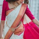 Banarasi Kadwa Pure Silk Saree - White