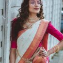 Banarasi Kadwa Pure Silk Saree - White