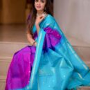 Banarasi Katan Pure Silk Saree - Purple