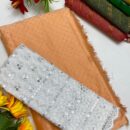 Designer Silk Saree - Peach