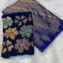 Designer Silk Saree - Blue
